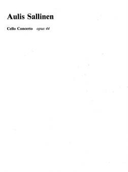 Concerto for Cello 