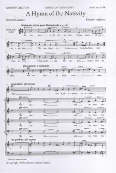 A Hymn Of The Nativity 