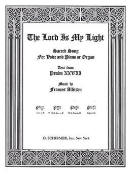 Lord Is My Light In C 