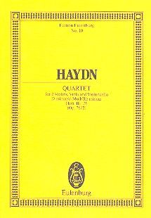String Quartet D Minor, Quinten Op. 76/2 Hob. III: 76 