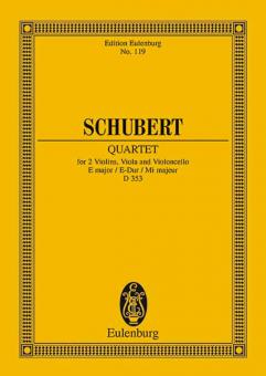 String Quartet E Major Op. 125/2 D 353 Standard