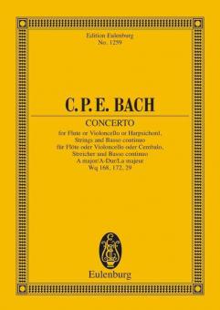 Concerto A Major H 437-39, Wq 168, 172, 29 Standard