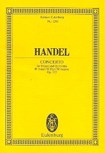 Organ Concerto No. 9 Bb Major Op. 7/3 HWV 308 