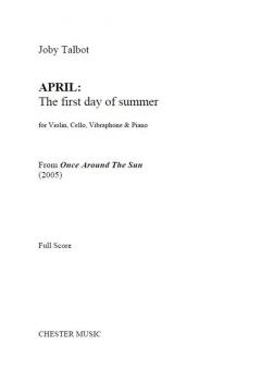April: First Day Of Summer (from 'Once Around the Sun') 