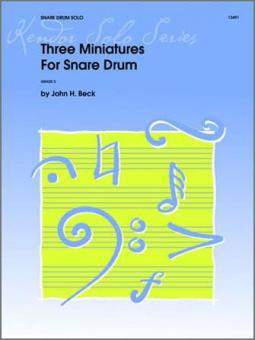 Three Miniatures/Snare Drum 