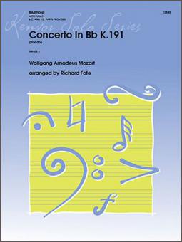 Concerto In Bb K191 / Rondo Standard