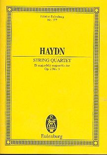 String Quartet Eb Major Op. 2/3 Hob. III: 9 Standard