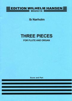 Three Pieces for Flute and Organ Op. 37a 