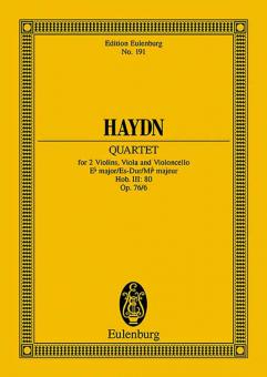 String Quartet Eb Major Op. 76/6 Hob. III: 80 Standard