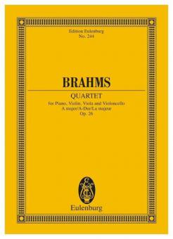 Piano Quartet A Major Op. 26 Standard