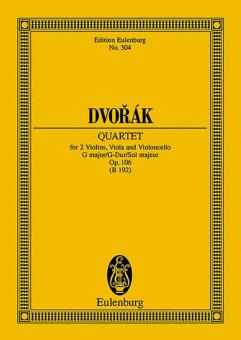 String Quartet G Major Op. 106 B 192 Standard
