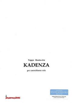 Kadenza For Double Bass 