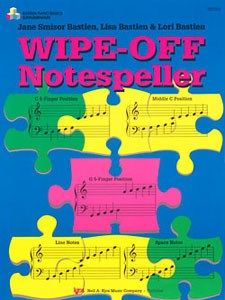Bastien Piano Basics: Wipe-Off Note Speller 