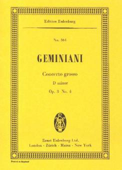 Concerto Grosso D Minor Op. 3/4 