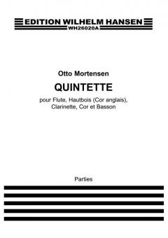 Quintette pour Flute, Hautbois, Clarinette, Cor et Basson 