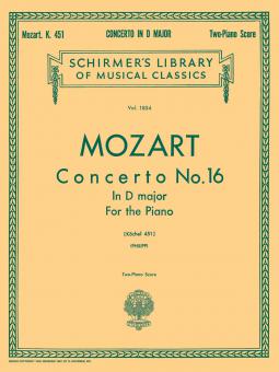 Piano Concerto No. 16 in D K.451 