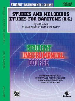 Studies And Melodious Etudes For Baritone (B.C.), Level 1 
