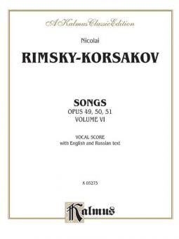 Songs Vol. 6, Op. 49, 50, 51 Standard