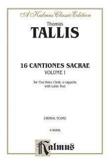 16 Cantiones Sacrae Vol. 1 