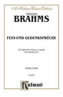 Fest-und Gedenksprüche, Op. 109 