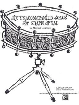 6 Unaccompanied Solos for Snare Drum 