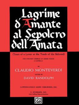 Lagrime d'Amante al Sepolcro dell Amata 