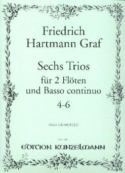 6 Trios für 2 Flöten und Bc. Band 