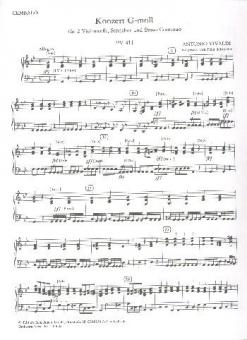 Konzert g-Moll PV 411 für 2 Violoncelli, Streichorchester und Bc. 