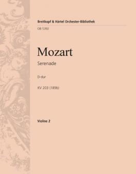 Serenade D-dur KV 203 (189b) 