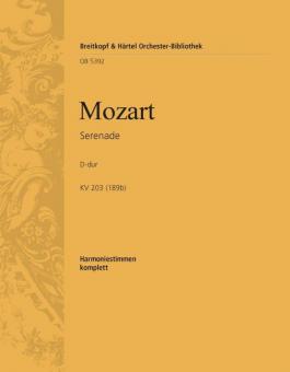 Serenade D-dur KV 203 (189b) 