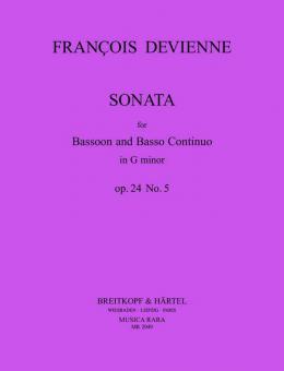 Sonata in G minor Op. 24/5 