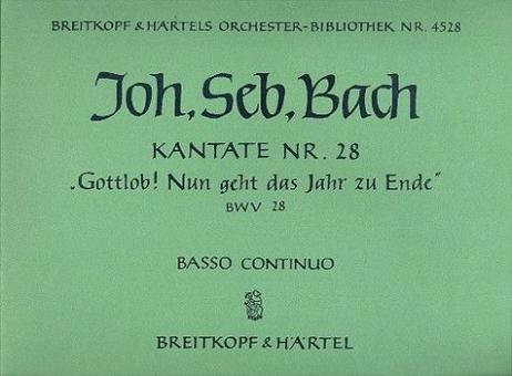 Gottlob! Nun geht das Jahr zu Ende 