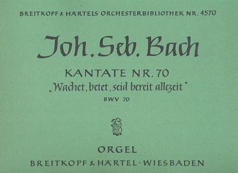 Wachet! betet! betet! wachet! 