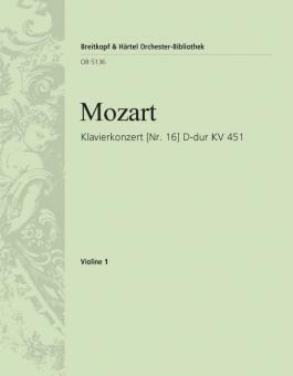 Klavierkonzert D-dur KV 451 