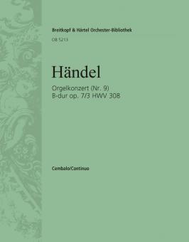 Orgelkonzert (Nr. 9) B-Dur op. 7/3 HWV 308 