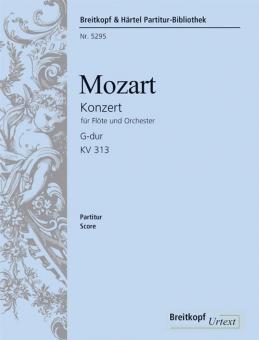 Konzert für Flöte und Orchester (Nr. 1) G-dur KV 313 (285c) 