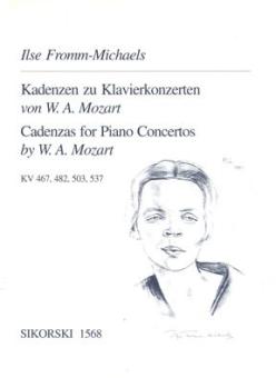 Cadenzas for Piano Concertos by W. A. Mozart (K 467/K 482/K 503/K 537) 