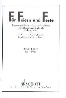 Für Feiern und Feste Standard