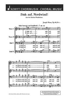 Steh auf, Nordwind! op. 66/1 Standard
