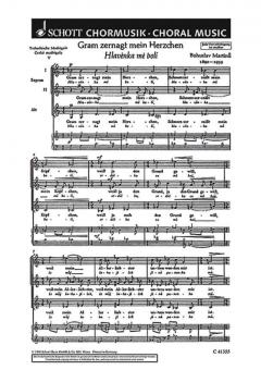 Tschechische Madrigale (Ceske madrigaly) H 278 Nr. 5 Standard