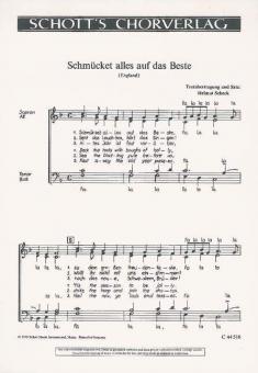 Schmücket alles auf das Beste / Eine neue Weihnacht sagen wir euch an Standard