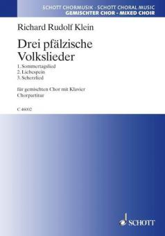 Drei pfälzische Volkslieder Standard