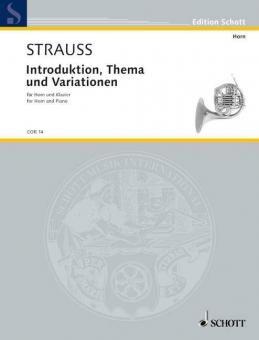 Introduction, Theme and Variations O. Op. Av. 52 Standard
