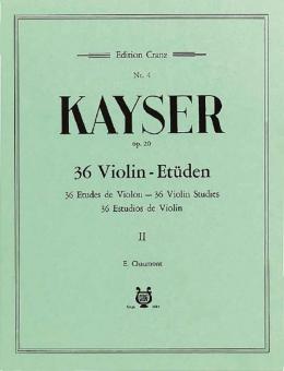 36 Violin Studies Op. 20 Vol. 2 