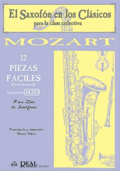 12 Piezas Fáciles para Saxofón Alto 