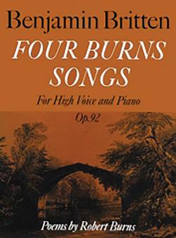 Four Burns Songs op. 92 