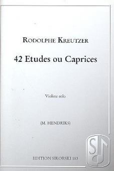 42 Etudes or Caprices 
