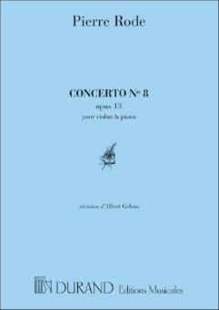 Concerto Nr. 8 pour Violon et Piano (Geloso) 