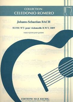 Suite No. 3 für Violoncello BWV 1009 