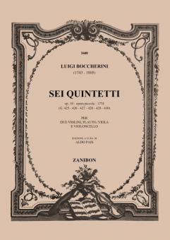 6 Quintetti Op. 19 